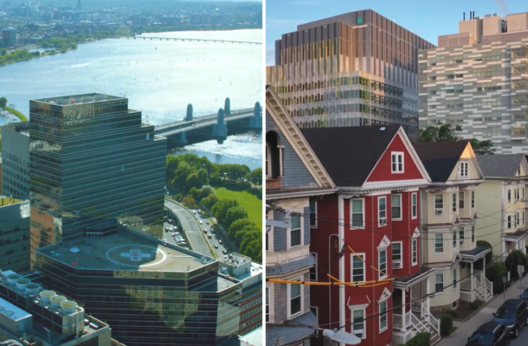 side by side image of MGH and BWH buildings